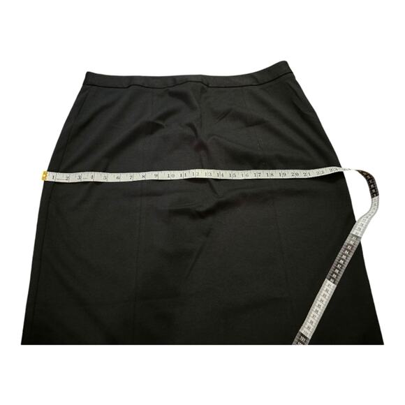 Lane Bryant Black Exposed Zipper Bandage Stretch Midi Pencil Skirt Plus‎ Size 18 - Picture 4 of 7